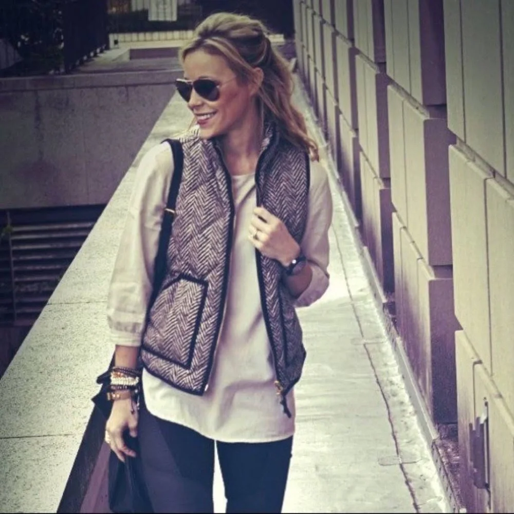 Jcrew excursion quilted vest S